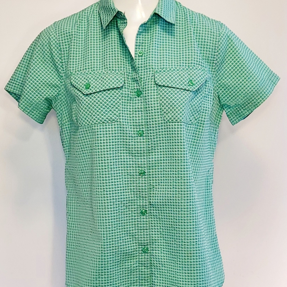 Eddie Bauer Women's M Vented Hiking Shirt Top